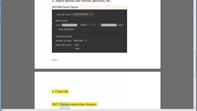 Save File As SVG, DXF, DST, And CDR In Adobe Illustrator