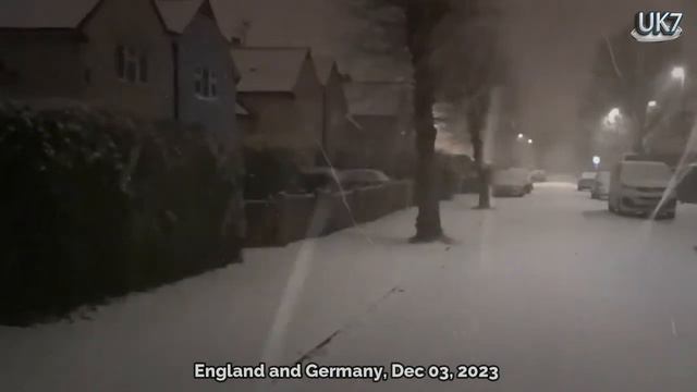 England and Germany were buried in snow from heaven! Snowstorm смотреть онлайн