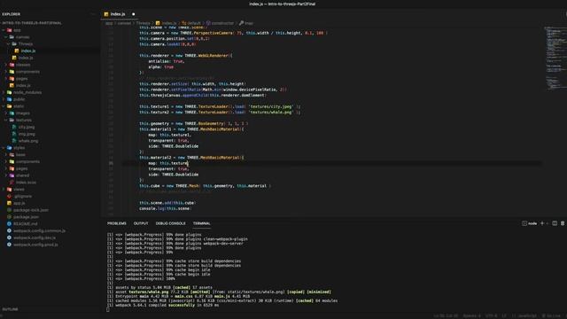 Add image textures to objects in Three Js - create a cool 360-degree view смотреть онлайн