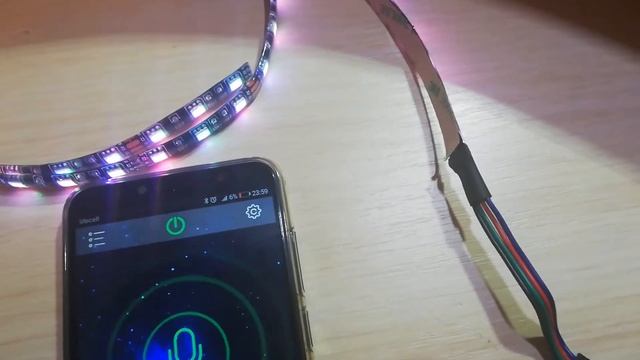 Как работает Bluetooth светодиодная лента! Стоит ли покупать? смотреть онлайн