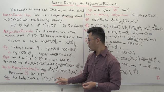 Serre duality and the adjunction formula смотреть онлайн