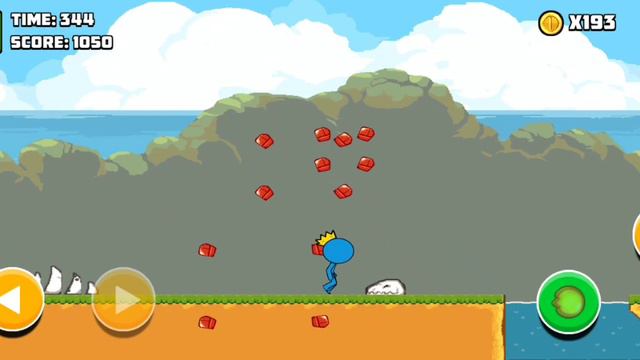 Стикман ( Stickman) попал в Марио. Но как же всё это пройти??? смотреть онлайн