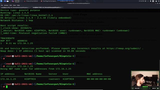 Kioptrix Level 1 VulnHub VM CTF Walkthrough Boot-To-Root - Video 2021 with InfoSec Pat - WATCH NOW смотреть онлайн