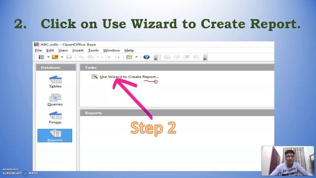 REPORT IN OPEN OFFICE (DATABASE) CLASS X смотреть онлайн