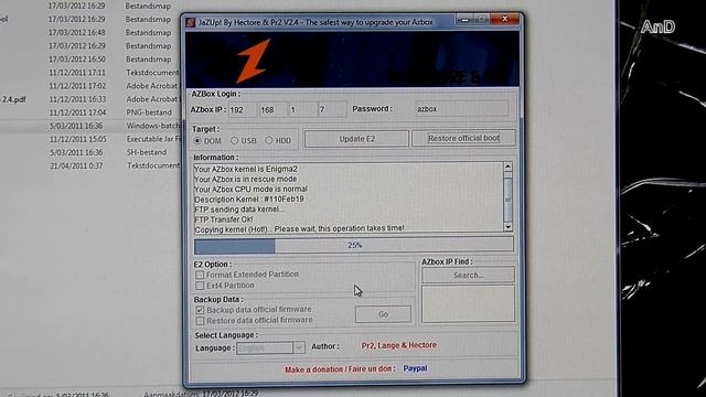 Installing RTi Core V1.7.0 Enigma 2 On Azbox Premium HD (tutorial)