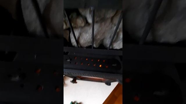 Comfortprom чугунная банная печь 20м³ переделка чистое стекло, подовое горение. смотреть онлайн