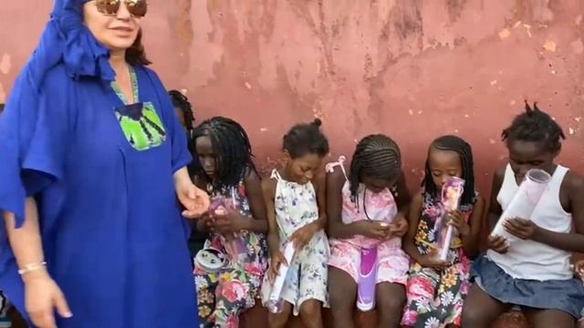 Поездка в приют для слепых детей Агрис. Гвинея Биссау, Африка. смотреть онлайн