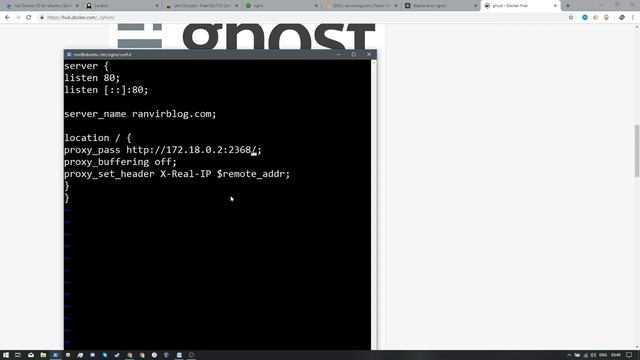 Setting up an Nginx reverse proxy to host multiple websites (Uses Docker) смотреть онлайн