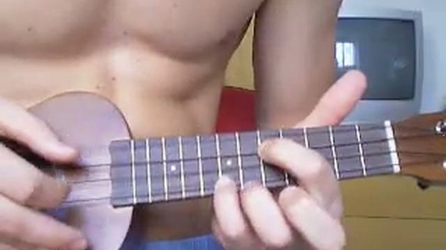 Sweet child o' mine Riff on Ukulele смотреть онлайн