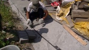 Как мы делали дорожку с гибким бордюром