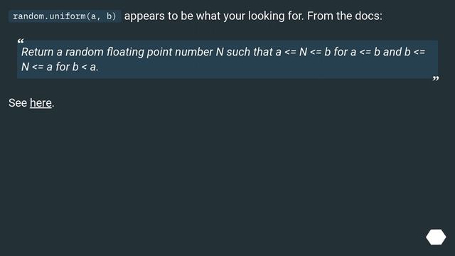 How to get a random number between a float range? смотреть онлайн