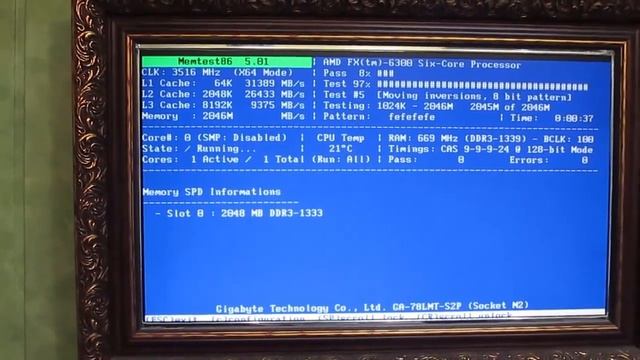 Диагностика оперативной памяти с помощью MemTest смотреть онлайн