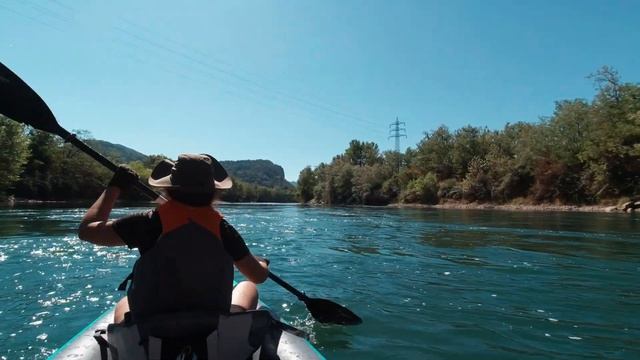 Con il kayak gonfiabile Decathlon X100 da Lecco, sul lago di Como, fino a Paderno lungo l'Adda смотреть онлайн