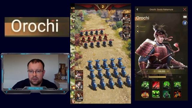 Orange Hero Guide - Orochi - Rise Of Empires Ice & Fire смотреть онлайн