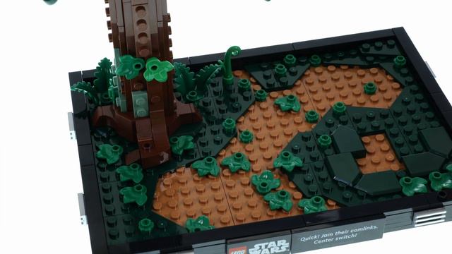 LEGO Star Wars 75353 Endor Speeder Chase Diorama - LEGO Speed Build Review смотреть онлайн