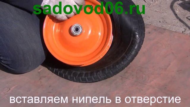 Ремонт колеса строительной тележки смотреть онлайн