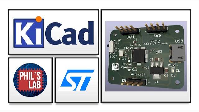 Udemy Course - KiCad V6 and STM32 Hardware Design - Phil's Lab #47 смотреть онлайн