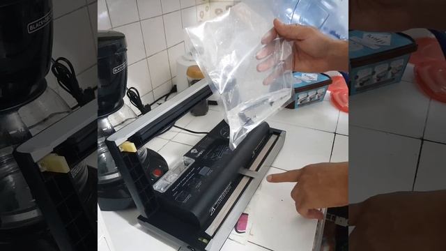 Empacadora al vacio de alimentos. Bolsa lisa. Flat Bag. Nozzle Vacuum Sealer P-280B смотреть онлайн