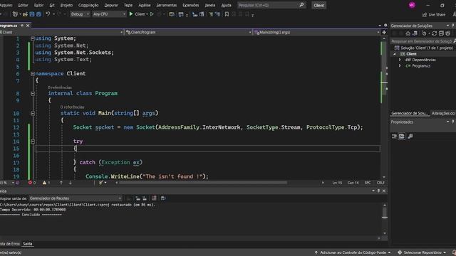 Sistema de mensagem (Chat) com C# смотреть онлайн