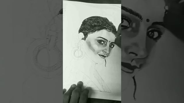 Pooja Hegde Fast motion Sketch Video..✍️ смотреть онлайн