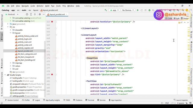 Tutorial Membuat Aplikasi Catering dengan Android Studio смотреть онлайн