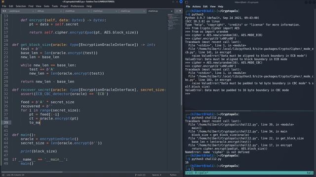 Cryptopals Set 2 смотреть онлайн