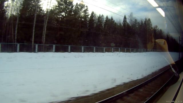 На ласточке в Питер, поезд №726/725 смотреть онлайн