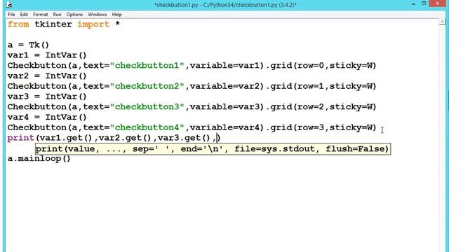 Python GUI: How to create Check box | Check Button and get its Value Tutorial# 21 смотреть онлайн