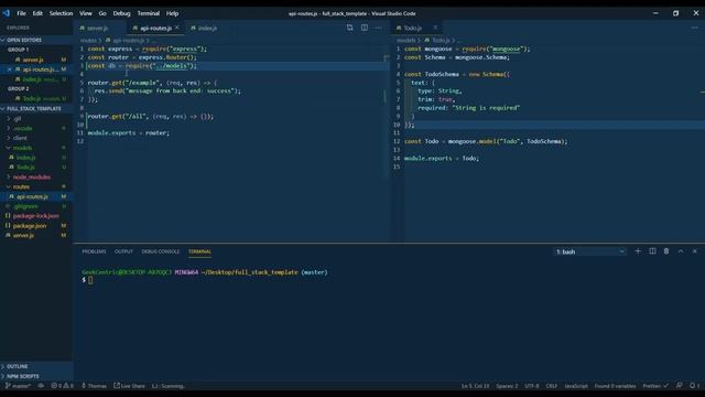 Creating a MERN template and deploying to Heroku (pt.3) смотреть онлайн