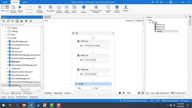UiPath Tutorial Day 86 : GIT Compare Changes смотреть онлайн