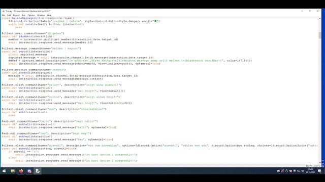 Python Discord Bot erstellen #036 Nachrichten löschen - Button смотреть онлайн