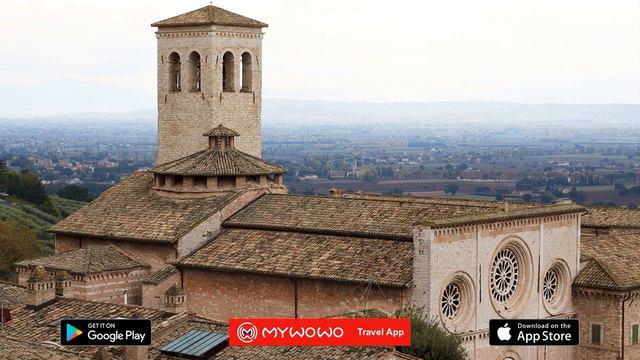 Аббатство Святого Петра – Презентация – Ассизи – Аудиогид – MyWoWo Travel App смотреть онлайн