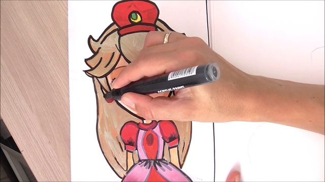 Drawing Princess Peach but Super Mario смотреть онлайн