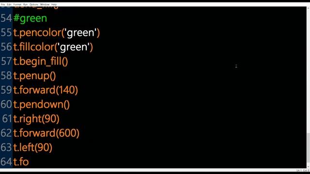 Making indian flag using coding | python turtle graphics | full source code | republic day special смотреть онлайн