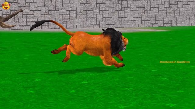 Run Faster Game with Pacman Vs Buffalo, Gorilla, Lion , Bear,Mammoth Funny wild Animals Vs Pac Man смотреть онлайн