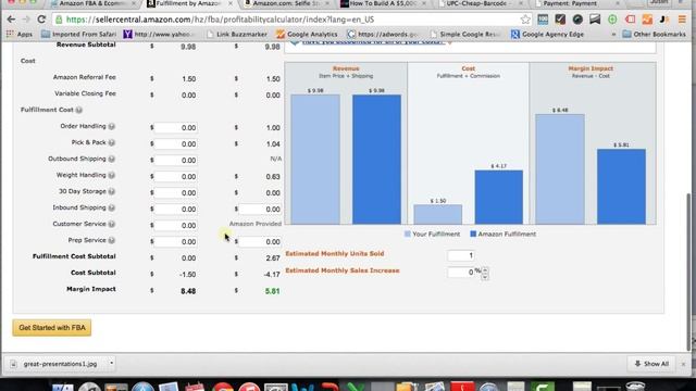 Amazon FBA Revenue Calculator Tutorial - Knowing Your All In Profit Margins смотреть онлайн