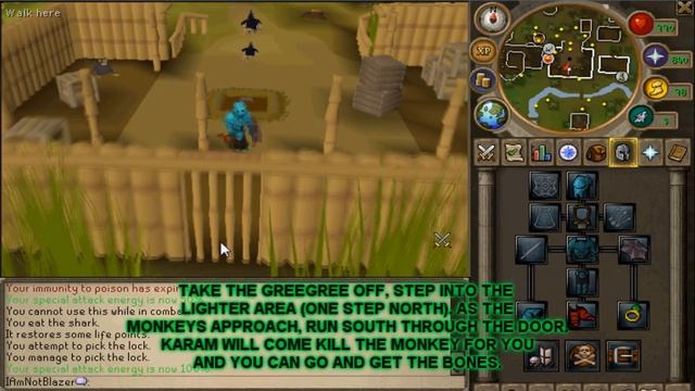 How to get Ninja Monkey Bones (for the Ninja Monkey Greegree) смотреть онлайн