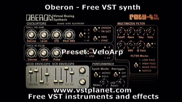 Oberon - Free VST Synth - Vstplanet.com