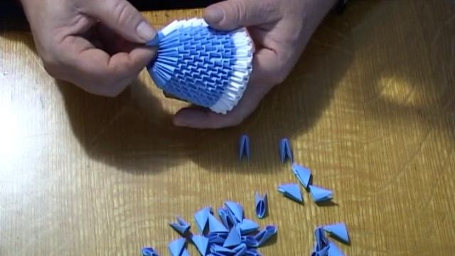 Модульное оригами. Снегурочка (3D origami) смотреть онлайн