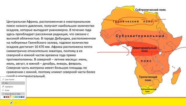 9класс. Климат Африки