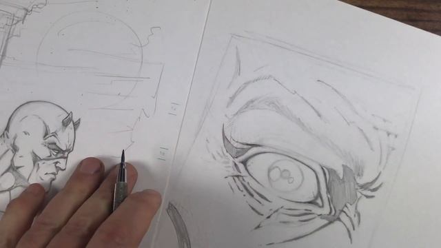 Drawing an Eye with a Fear-full Expression - Comic Style Art смотреть онлайн