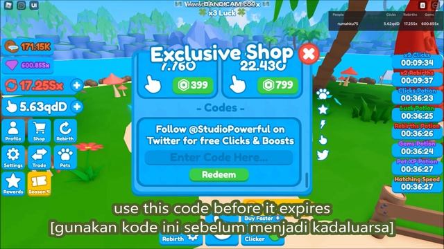 NEW UPDATE CODES [⛱️SUMMER!] ALL CODES! Rebirth Champions X ROBLOX | JUNE 25 2022 смотреть онлайн