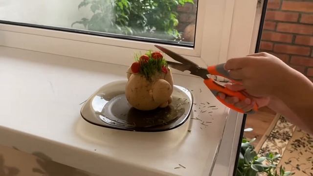 Картошка с фрикадельками, запеченная в духовке / Стрижем травянчика смотреть онлайн