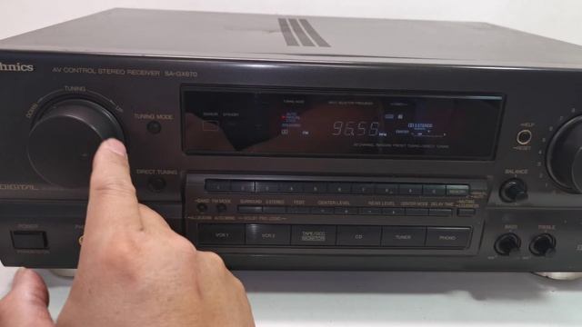 Technics SA-GX670 AV Control Stereo Receiver - Made in Japan смотреть онлайн