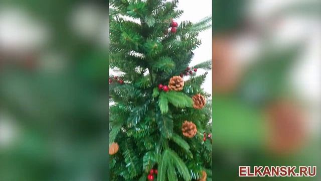Елка комбинированная "Лесная красавица" от elkansk.ru смотреть онлайн