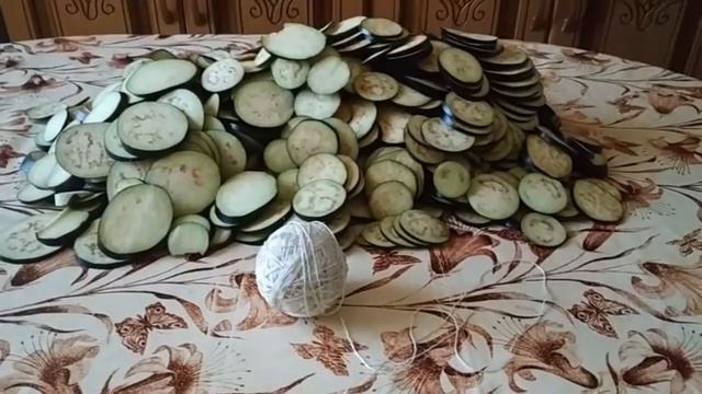 Сушим баклажаны на зиму. смотреть онлайн