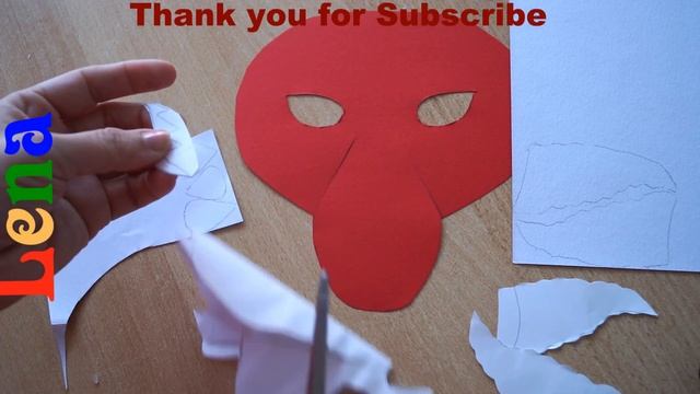Drachen basteln mit Lena ? How to make dragon mask DIY ? как сделать маску дракона из бумаги смотреть онлайн