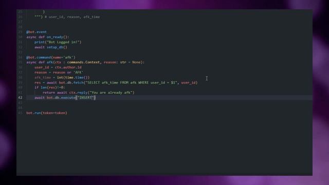 Make AFK System in discord.py using asyncpg смотреть онлайн