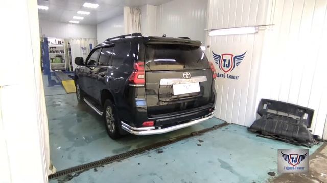 Обвес на Тойота Прадо 150 [Защиты Бампера и Окантовки порогов] ТиДжей-Тюнинг смотреть онлайн