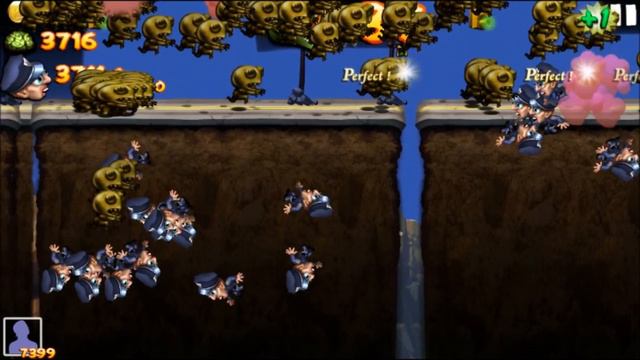 Zombie Tsunami Mod - The Golden Zombies VS 10.000 Police Officers Special Levels High Walls
